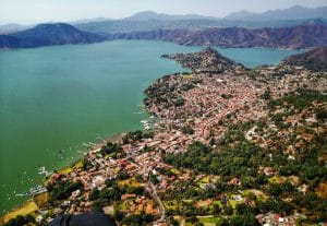 Paraglider over Valle de Bravo, Mexico