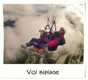 Paragliding tandem flight